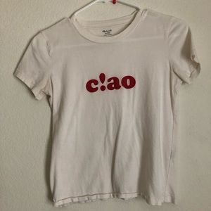 Madewell ciao tee xxs